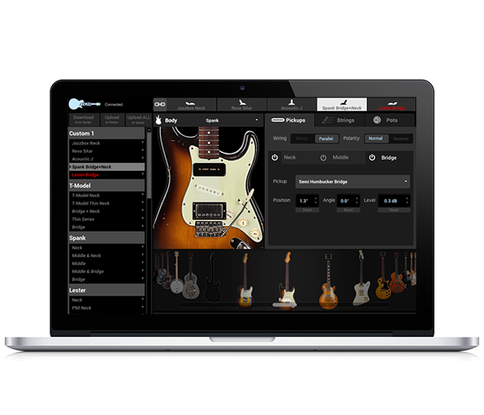 Line 6 James Tyler Variax modeling guitar workbench software