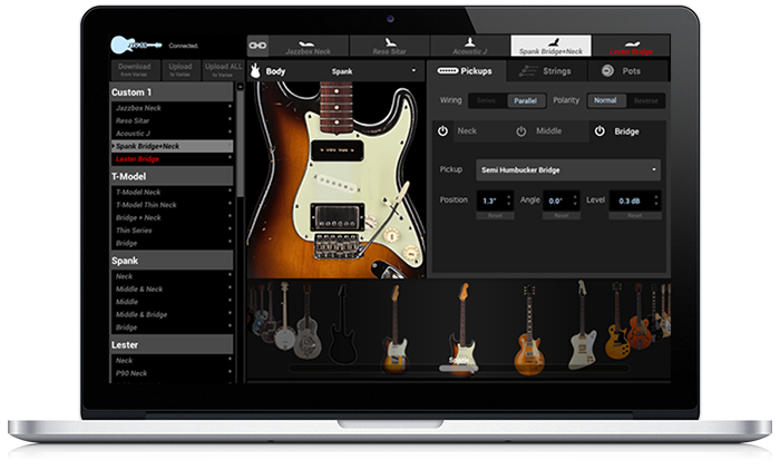 Line 6 James Tyler Variax modeling guitars workbench software